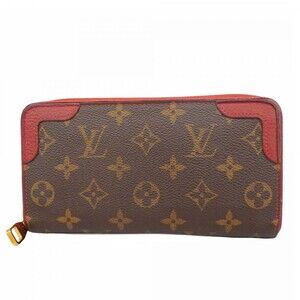 Louis Vuitton Monogram Retiro Zippy Wallet M61854 Brown, Women's